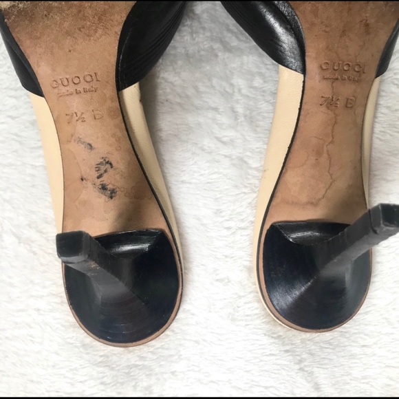 GUCCI Black Open-back Heels - Picture 7 of 12